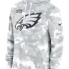 Philadelphia Eagles Salute To Service Camo 2024 Hoodie