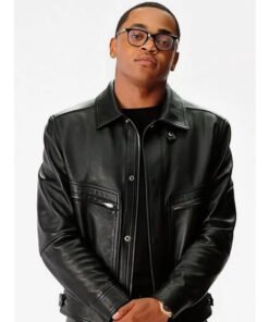 Power Book II Ghost Black Leather Jacket