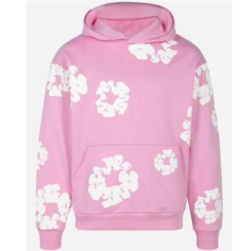 Rising Simone Biles Pink Flower Hoodie - Image 2