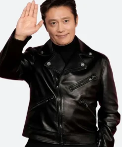 Lee Byung hun Squid Game S02 Premiere Leather Jacket