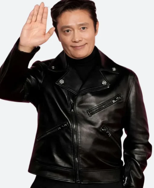 Lee Byung hun Squid Game S02 Premiere Leather Jacket