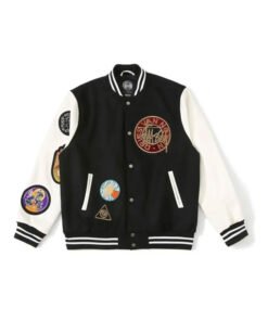 Stussy x Dries Van Noten Black Varsity Jacket