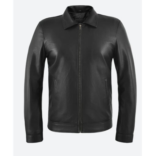 The Trunk Um Tae Seong Black Leather Jacket - Image 2