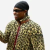 Travis Scott Cleveland Celtics Game Leopard Jacket