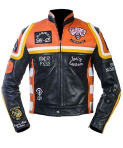 Harley Davidson and The Marlboro Man Biker Leather Jacket