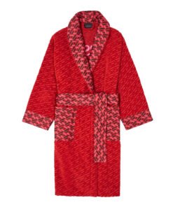 Versace Red luxurious bathrobe