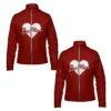 Valentines Day Couples Be Mine Red Leather Jacket