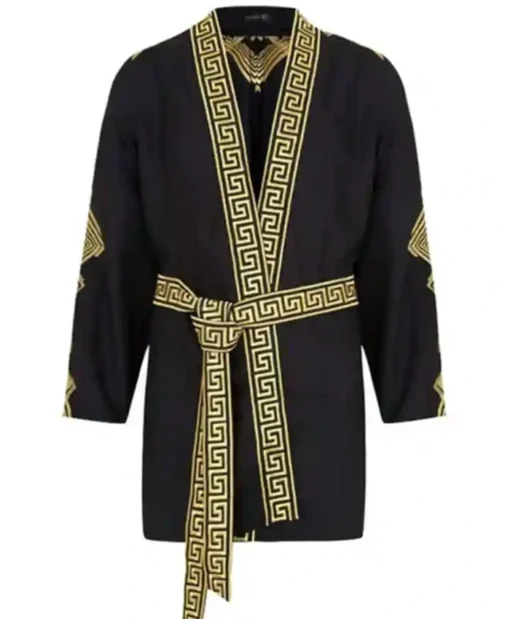 Versace Kimono Black Bath Robe
