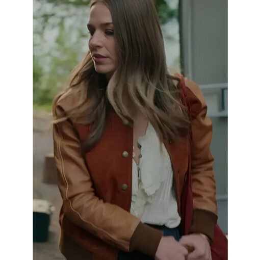 Virgin River Lark Brown Leather Jacket - Image 2