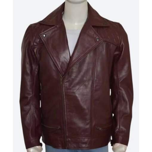 WWE Edge Brown Leather Jacket - Image 4