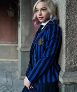 Wednesday Emma Myers Blue Blazer