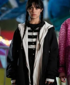 Wednesday Jenna Ortega Black Baggy Hoodie