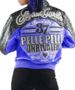 Pelle Pelle Avant Garde Blue 37 Years Strong Jacket