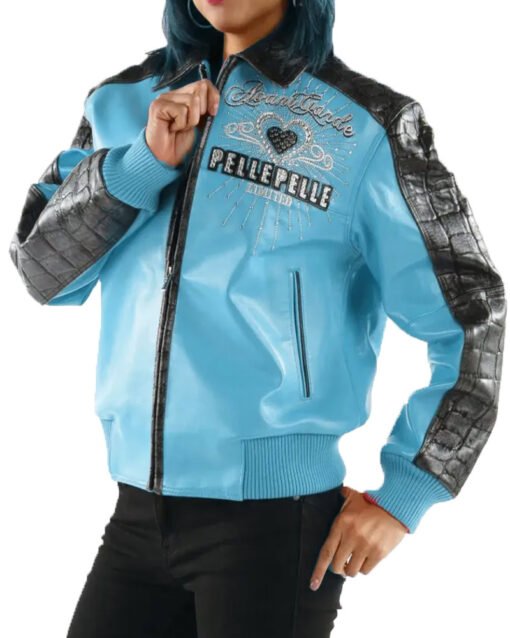 Pelle Pelle Avant Garde Turquoise 37 Years Strong Jacket - Image 2
