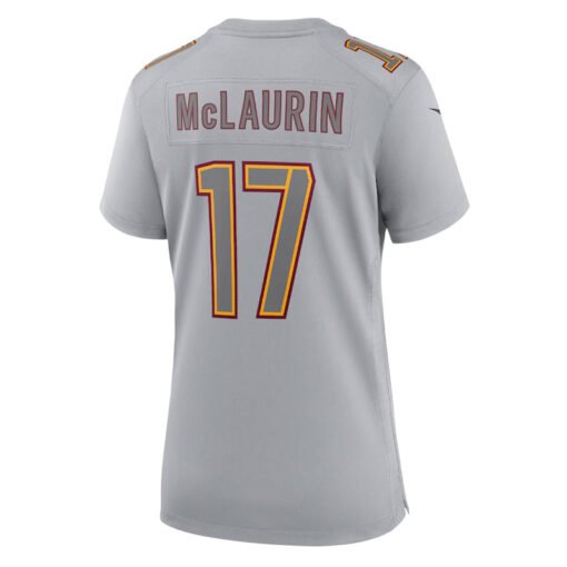 Women's Nike Terry McLaurin Gray Commanders Atmosphere Game Jersey - Image 3