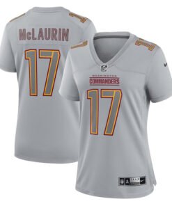 Women's Nike Terry McLaurin Gray Commanders Atmosphere Game Jersey