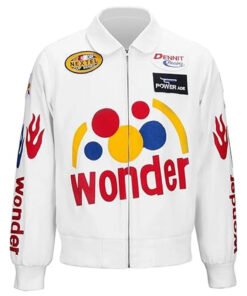 Wonder Bread  White Bomber Jacket
