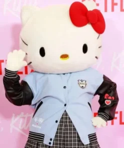 XO Kitty Series Varsity Leather Jacket