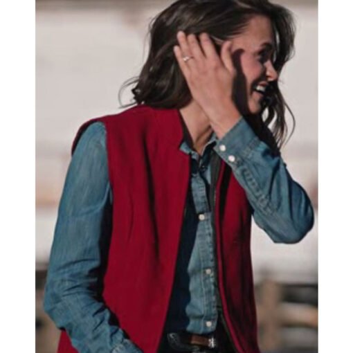 Emily Yellowstone Red Vest - Image 2