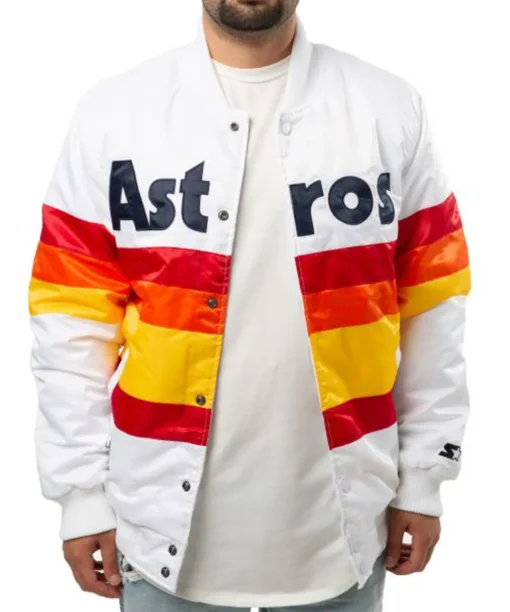 Starter Houston Astros Satin Jacket - Image 5