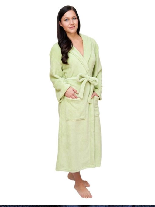 Simple Light Green Bathrobe