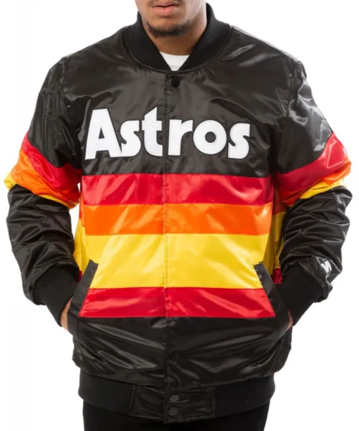 Starter Houston Astros Satin Jacket - Image 2