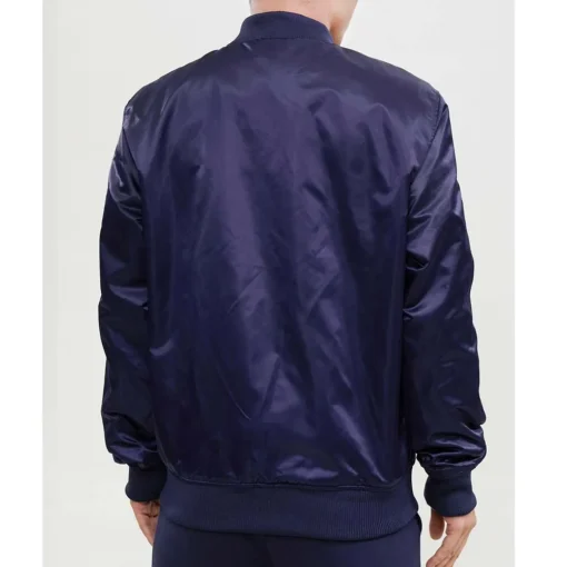 Wordmark Houston Astros Bomber Satin Jacket - Image 2